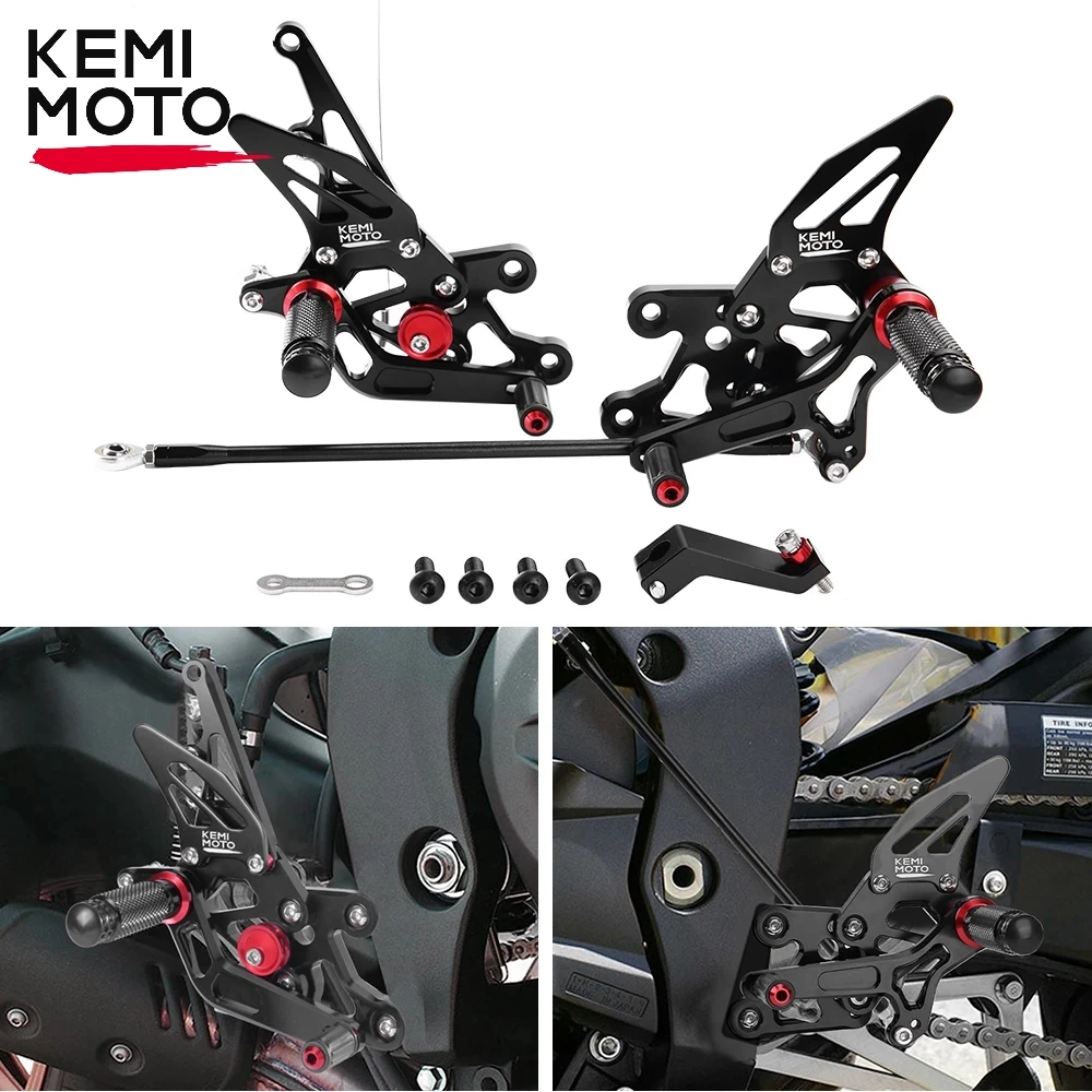 Yamaha FZ1 / FZ8 adjustable rearsets — supplier photo